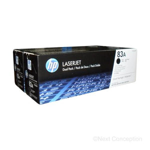 Absolute Toner CF283AD HP #83A BLK DUALPACK FOR M127fn MFP, M127fw MFP, M20 Original HP Cartridges