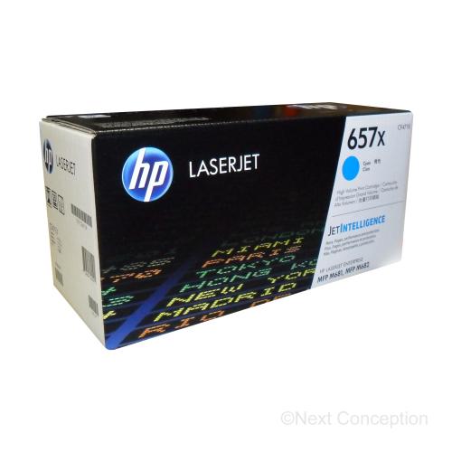 CF471X HP #657X HY CYAN TNR FOR CLJ M681/MFP M682 SERIES 23K