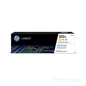 Absolute Toner CF502A HP #202A YELLOW TONER FOR CLJ PRO M254/M280 SERIES Original HP Cartridges