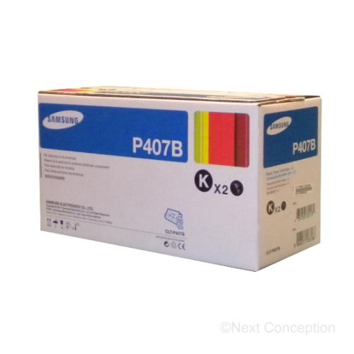 SU386A SAM CLTP407B 2PK BLACK TONER CRTG