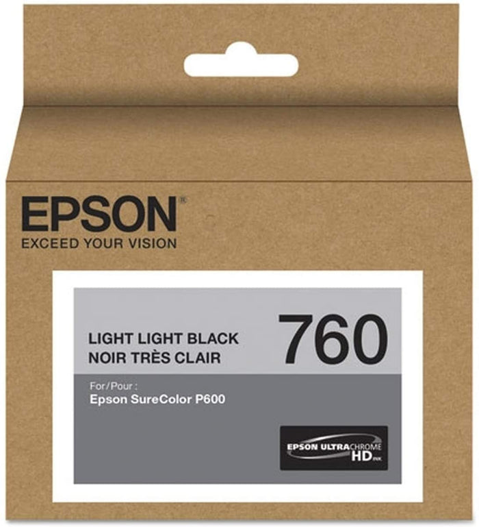 T760920 EPSON ULTRACHROME HD LIGHT LIGHT BLACK INK 26ML, SUR