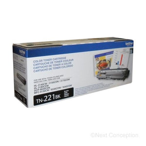 Absolute Toner TN221BK BLACK TONER FOR BROTHER HL3140CW/HL3170CDW Original Brother Cartridges