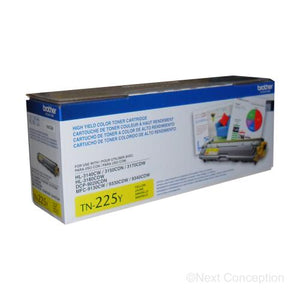 Absolute Toner TN225Y YELLOW HIGH YIELD TONER FOR BROTHER HL3140CW Original Brother Cartridges