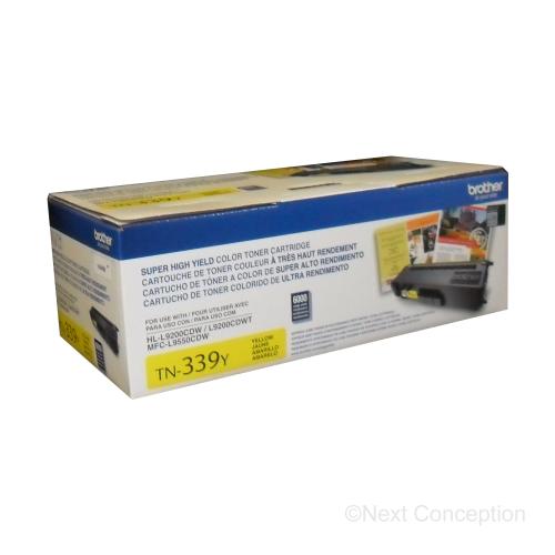 TN339Y BROTHER YELLOW TONER 6K FOR MFCL9550CDW/HLL9200CDW