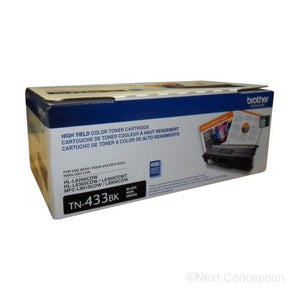 Absolute Toner TN433BK BLK 4.5K TONER FOR HLL9310CDW/MFCL9570CDW/MFCL8610 Original Brother Cartridges
