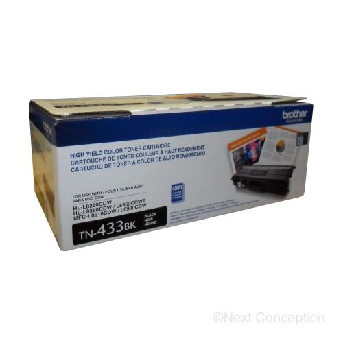 TN433BK BLK 4.5K TONER FOR HLL9310CDW/MFCL9570CDW/MFCL8610