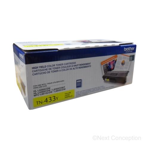 TN433Y YELLOW 4K TONER FOR HLL9310CDW/MFCL9570CDW/MFCL8610CD