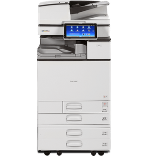 $65/Month Ricoh MP C3504 300 GSM Multifunction Color Laser Printer | Copy, Print, Scan, Auto Duplex - Suitable For Small And Medium-Size Workgroups