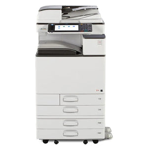 $72/Month Ricoh MP C3503 Color Laser Multifunction Printer Copier Scanner With iPad Style LCD Touch Screen and Mobile Connectivity