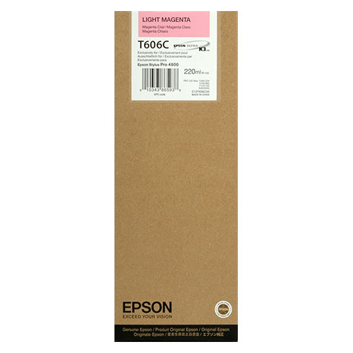 T606C00 EPSON ULTRACHROME LIGHT MAGENTA K3 STYLUS PRO 4800 2