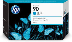 Absolute Toner C5060A HP #90 CYAN 225ML INK CARTRIDGE FOR DESIGNJET 4000 HP Ink Cartridges