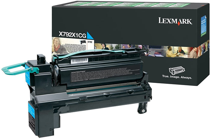X792X1CG LEXMARK X792 CYAN EXTRA HIGH YIELD RETURN PROGRAM