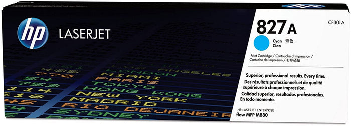 CF301A HP #827A CYAN LASERJET TONER CARTRIDGE