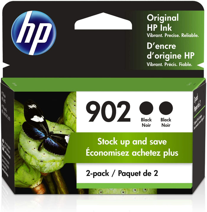 3YN96AN#140 HP #902 Black Original Ink 2Pack