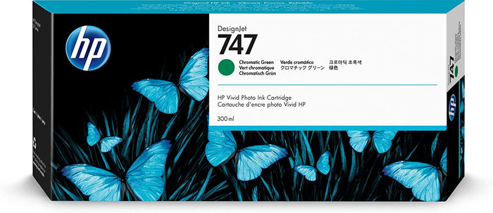 P2V84A HP #747 300 ml Chrmtc Green Ink Crtg
