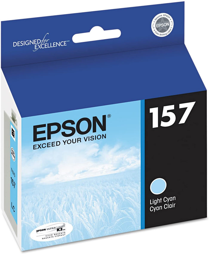 T157520 EPSON ULTRACHROME K3 LIGHT CYAN INK CRT STYLUS R3000