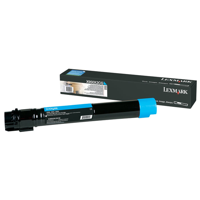 X950X2CG LEXMARK X95X  CYAN CARTRIDGE  22K