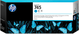 Absolute Toner F9K03A HP #745 300ML CYAN INK CARTRIDGE HP Ink Cartridges