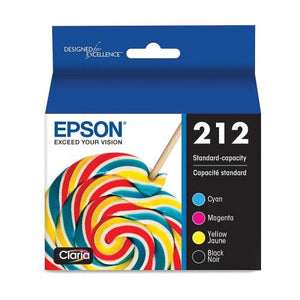 Absolute Toner T212120BCS Epson T212 Claria Black and Color Combo Pack Ink Epson Ink Cartridges