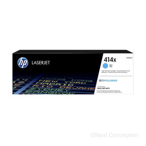Absolute Toner W2021X HP #414X  High Yield Cyan Original LaserJet Toner Car Original HP Cartridges
