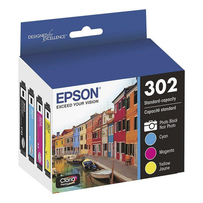 T302520S EPSON T302 Claria Multipack (CMYPhK) Inks Standard