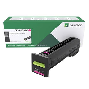 Absolute Toner 72K1XM0 LEXMARK CS820 MAGENTA EXTRA HIGH YIELD RETURN PROGRA Original Lexmark Cartridges