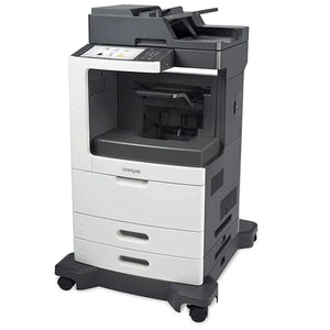 $29/Month New REPO- Lexmark MX811de 63PPM Black And White All-In-One High-Speed Laser Printer With Scanner, Copier and Fax - 24T7419