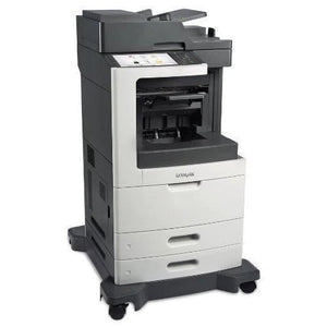 $29/Month New REPO- Lexmark MX811de 63PPM Black And White All-In-One High-Speed Laser Printer With Scanner, Copier and Fax - 24T7419