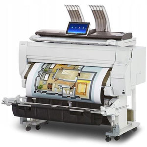 $125/Month (Only 1k Meter Count) Ricoh MP CW2201SP 36" Wide Format Color Inkjet Printer With Scanner (404830) - Color Wide Format Multifunction Printer