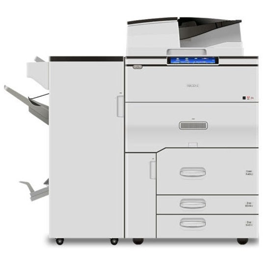 Ricoh MP C6503 65 PPM LOW COUNT COLOUR COPIER PRINTER COLOR SCANNER BOOKLET MAKER FINISHER, 11x17 12x18