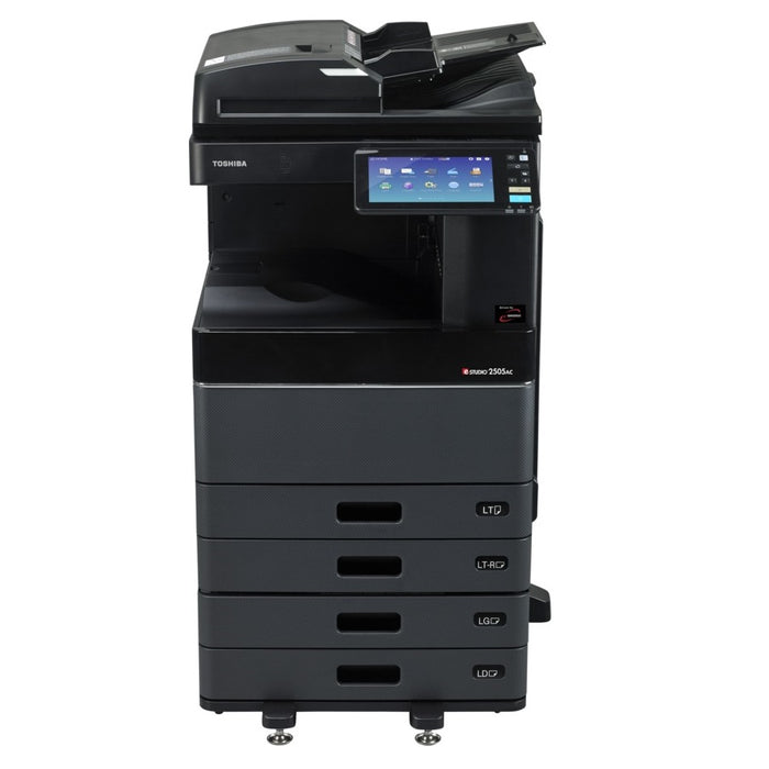 $49/Month Toshiba E-Studio 2505AC Multifunction Color Laser Printer Copier Scanner, 11x17 With Auto Duplex Print, Network  For Small/Medium Workgroup