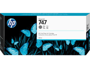 Absolute Toner P2V86A HP #747 300 ml Gray Ink Crtg HP Ink Cartridges