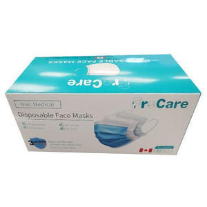 Absolute Toner From $22.99/BOX High Filtration ProCare TM® Medical Device Licence 12545/FDA Approved Disposable 3 Ply Safety Face Mask with soft ear-loop- Custom Made for the Canadian Market Face Mask