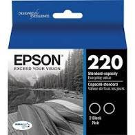 T200120D EPSON DURABRITE ULTRA BLACK 2PK INK EXPRESSION HOME