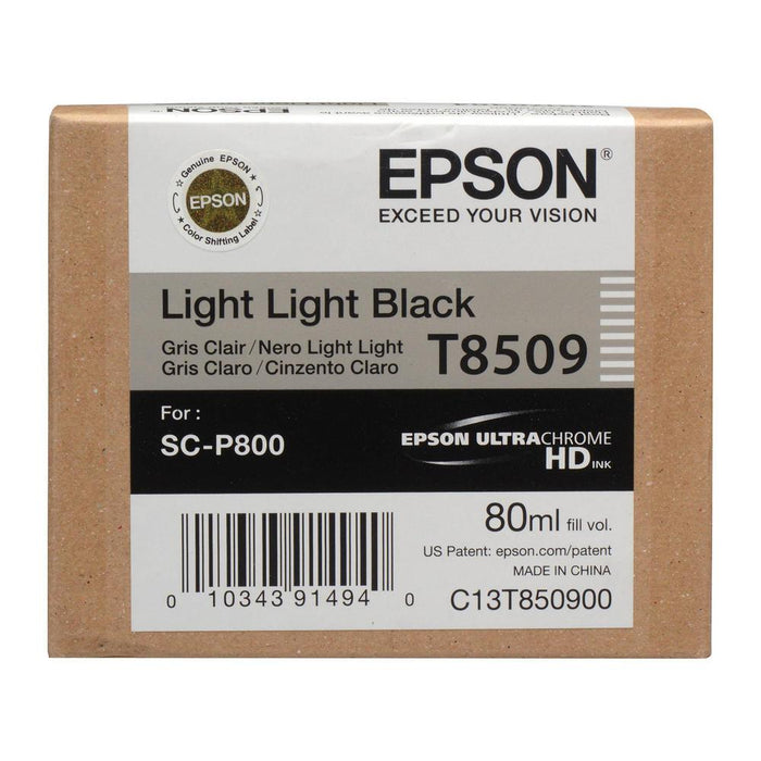 T850900 EPSON ULTRACHROME HD LIGHT LIGHT BLACK INK 80ML/SURE