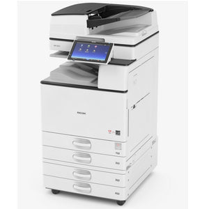 $55/Month Ricoh MP 2555 All-In-One Monochrome Laser Printer (copy, scan, optional fax), 11x17, 12x18 With Prints Up To 25 PPM - ALL-INCLUSIVE