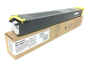 Absolute Toner MX36NTYA SHARP MX3110N YLW TONER Original HP Cartridges