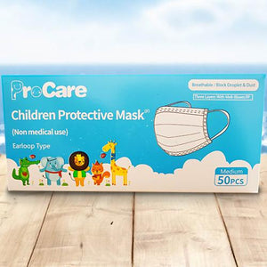 Absolute Toner From $16.95 KIDS MASKS size #1 BRAND ProCare® Disposable 3 Ply Filter Safety Face Mask for your children Face Mask